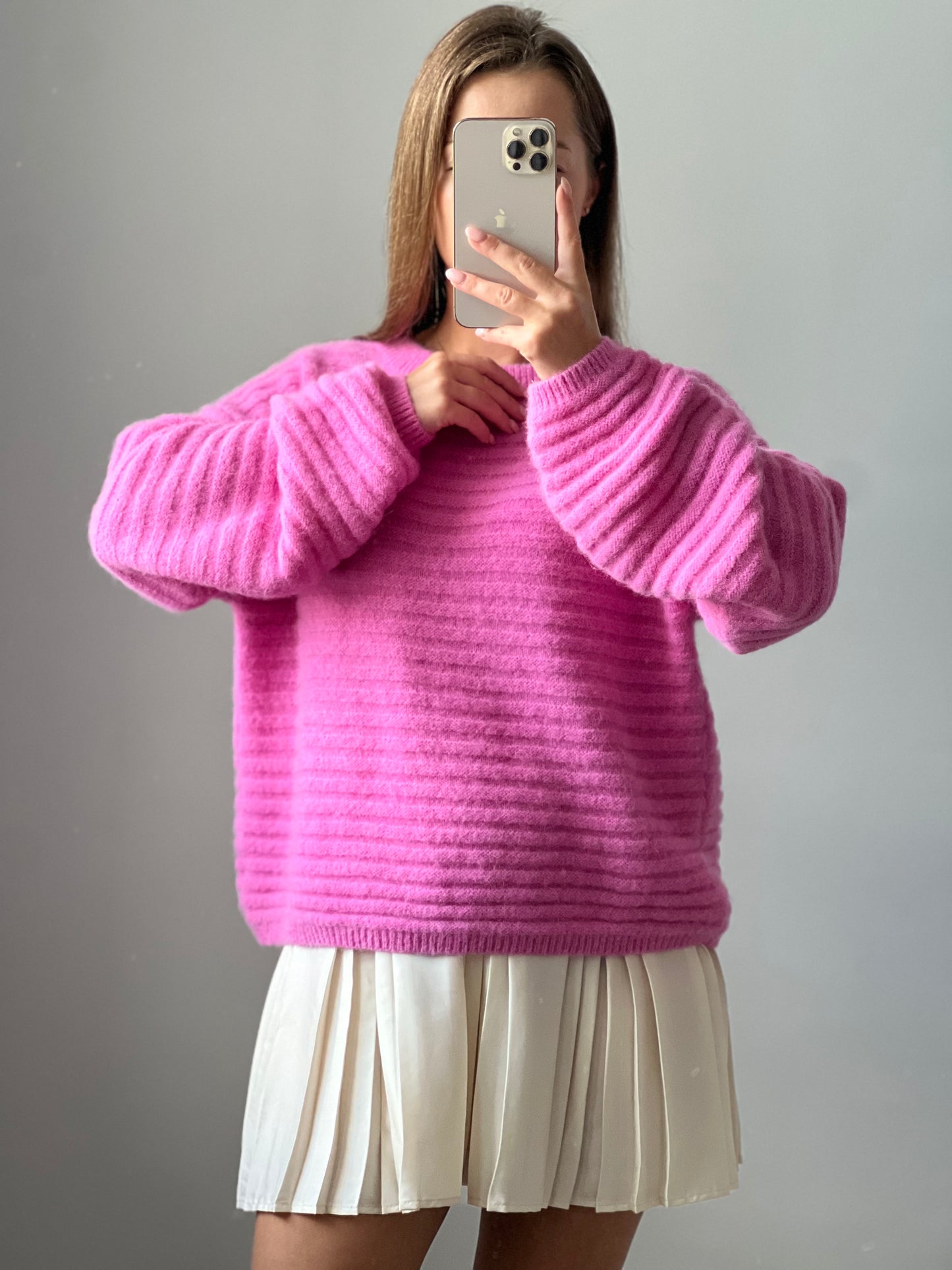 SOPHIE rožinis megztinis