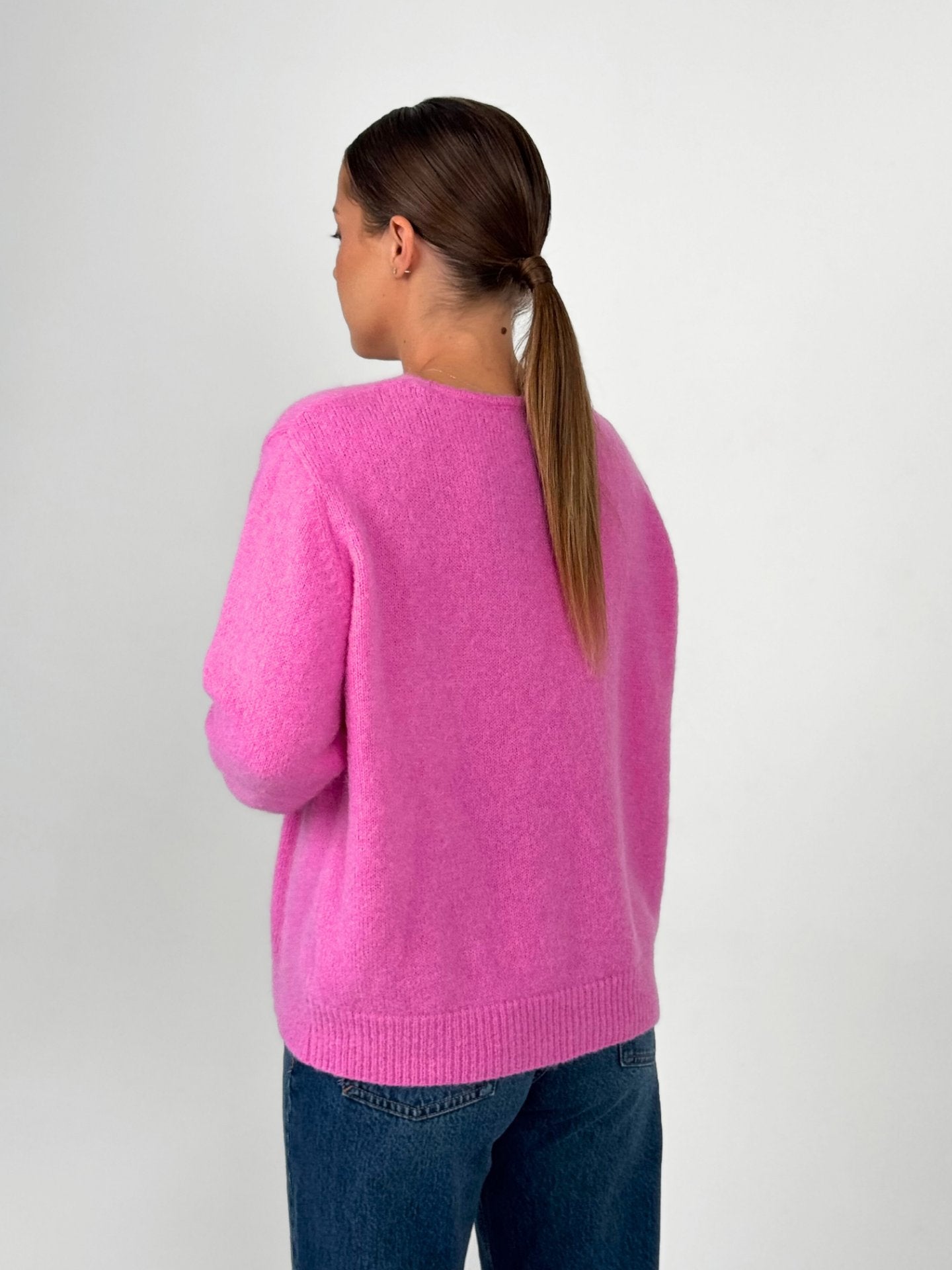 CAMILLE rožinis megztinis