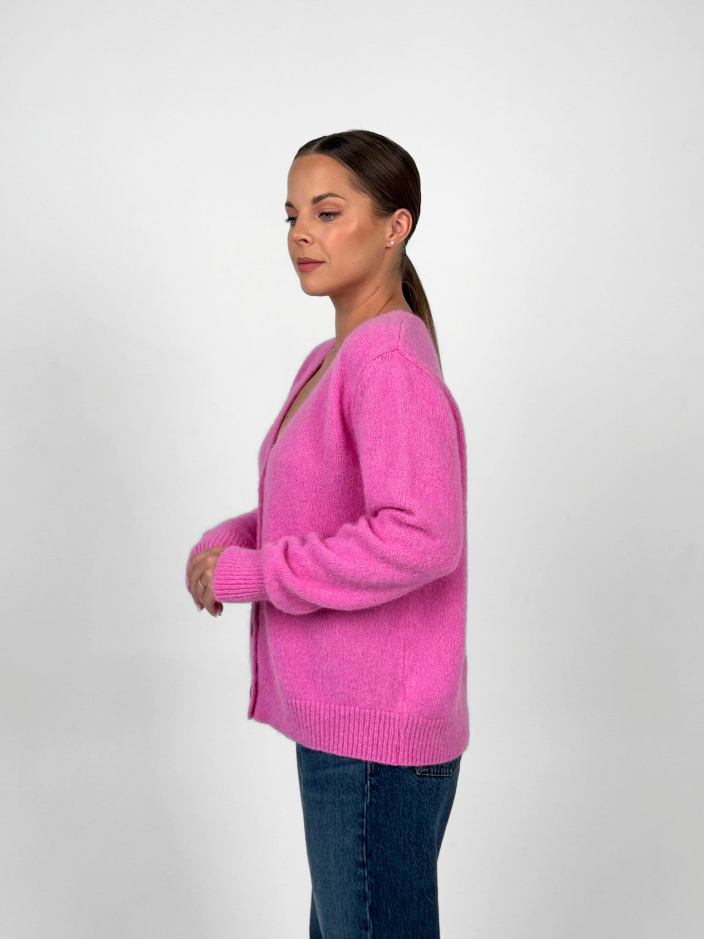 CAMILLE rožinis megztinis