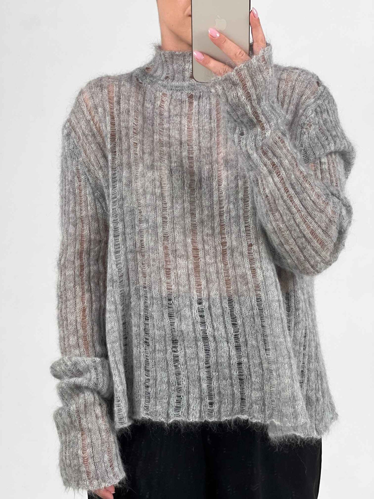 MODERNITÉ pilkas megztinis