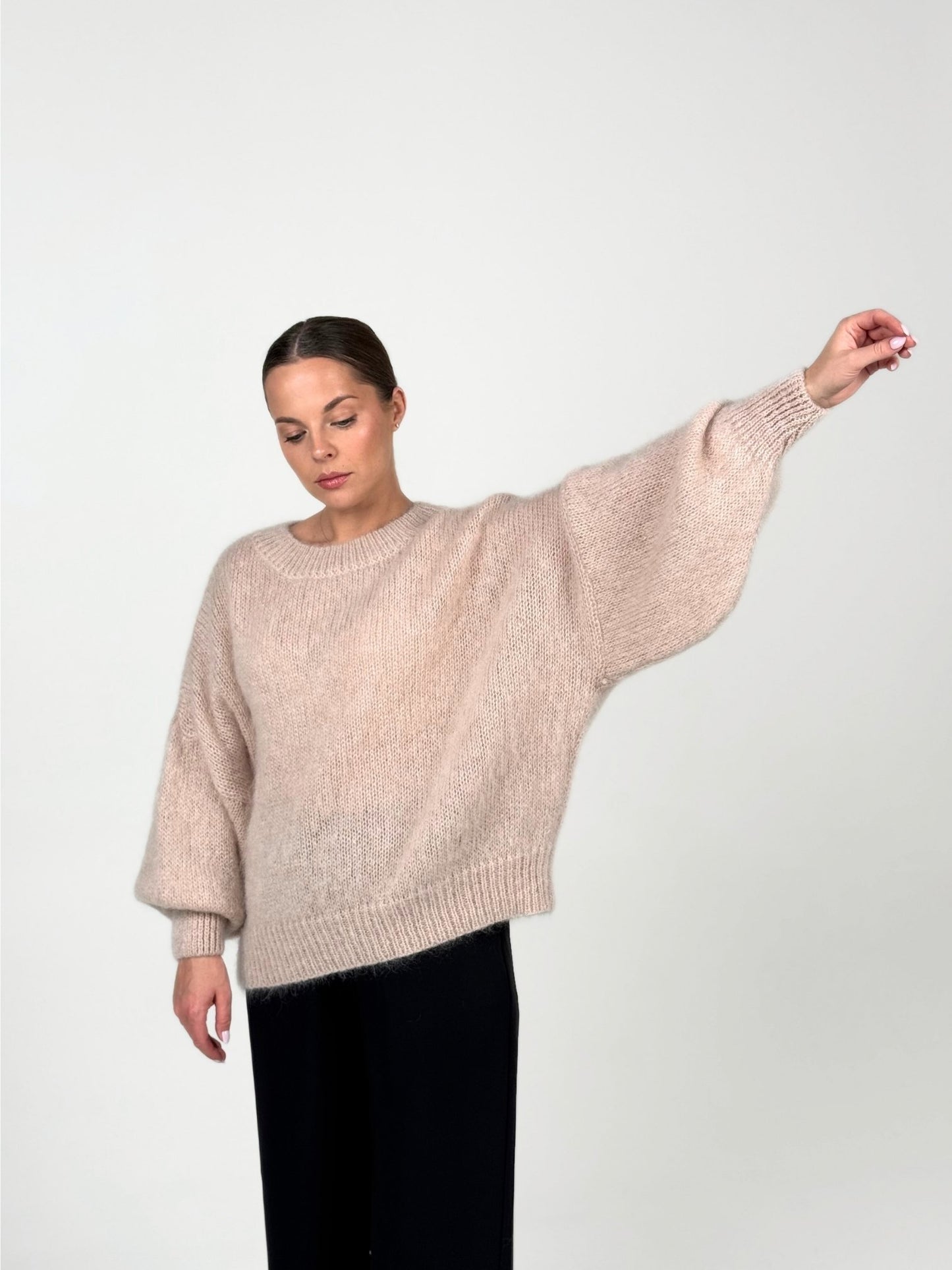 NOELLE pudrinis megztinis