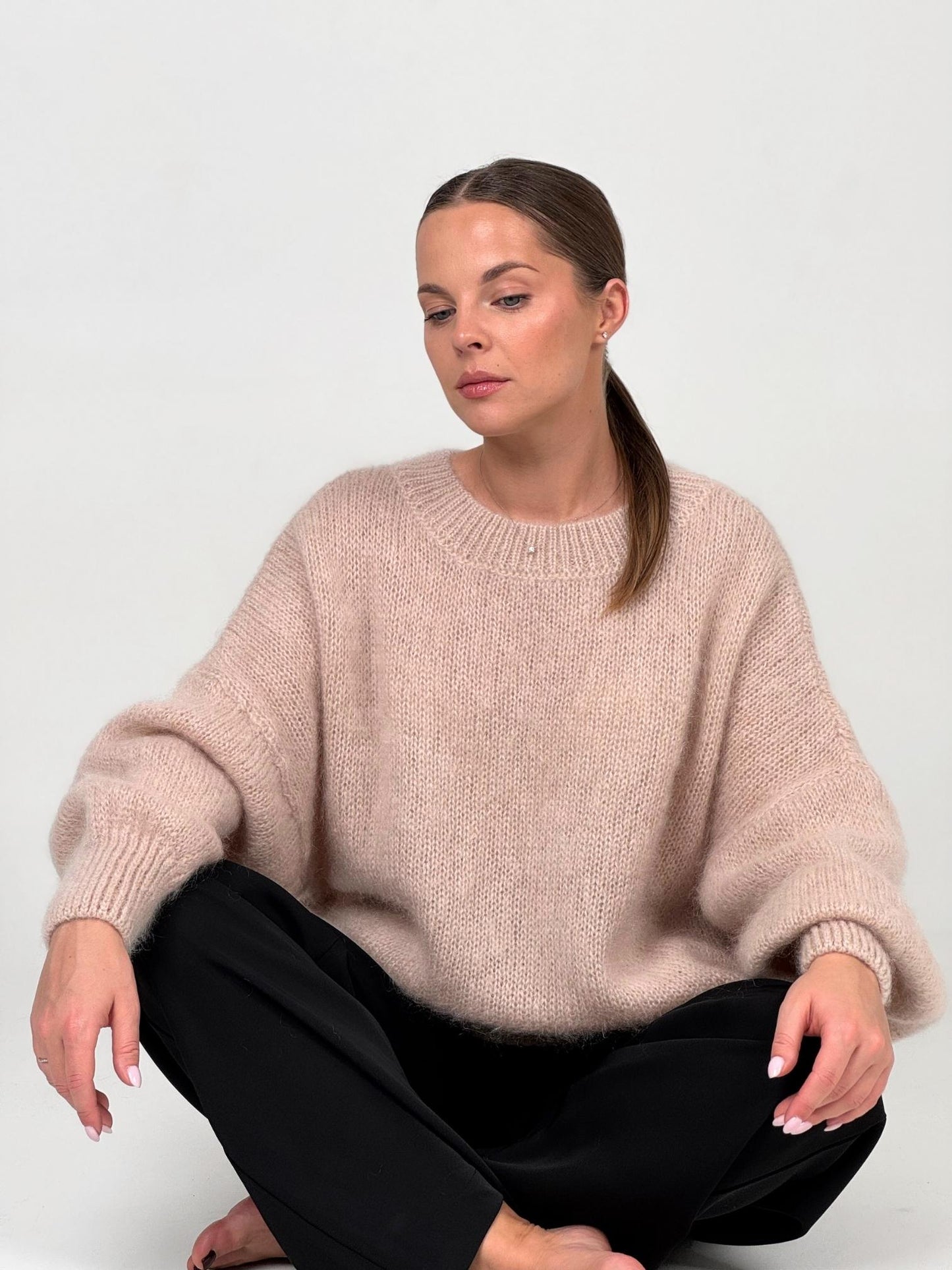 NOELLE pudrinis megztinis