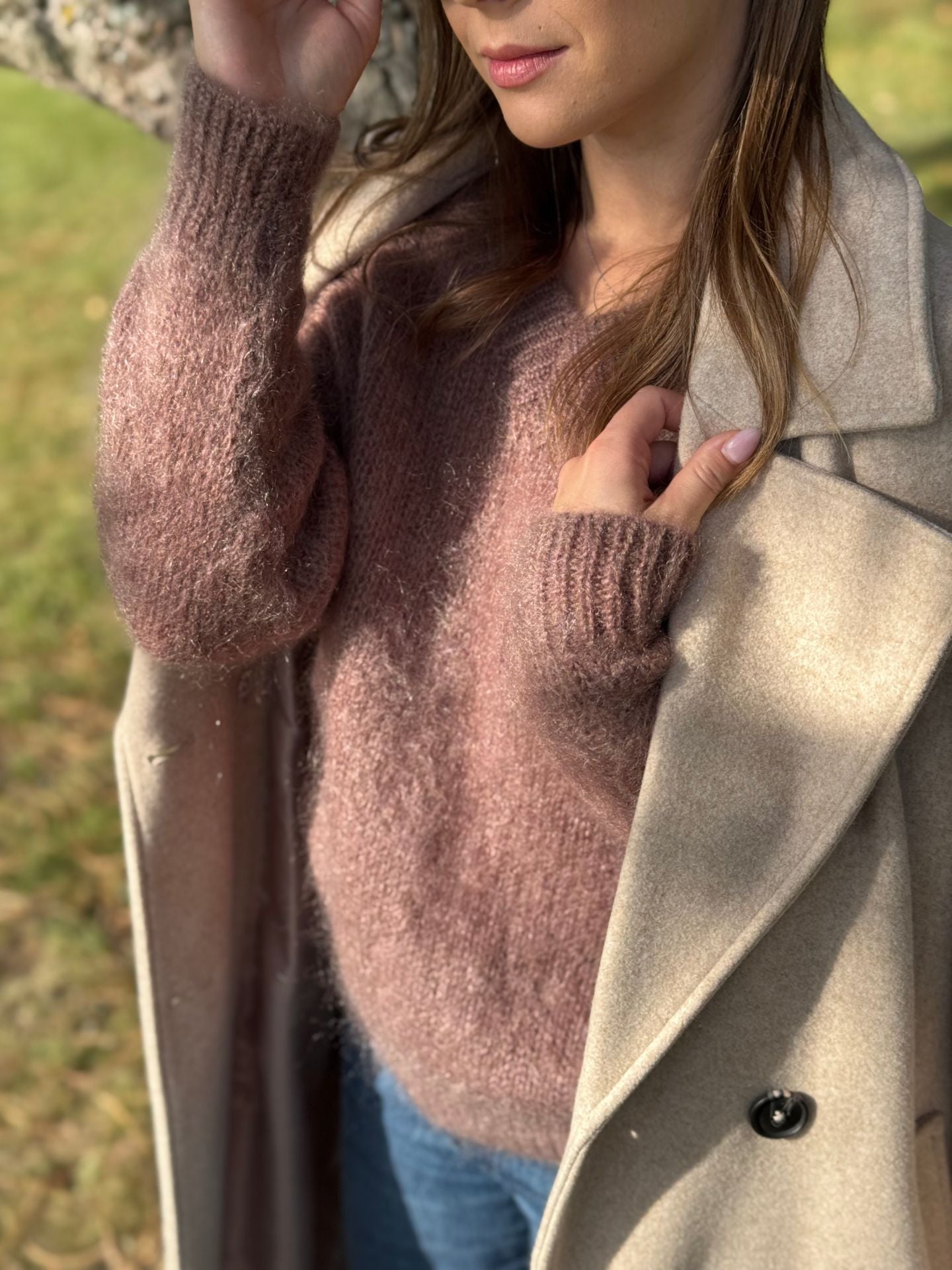 JULIETTE capuccino megztinis