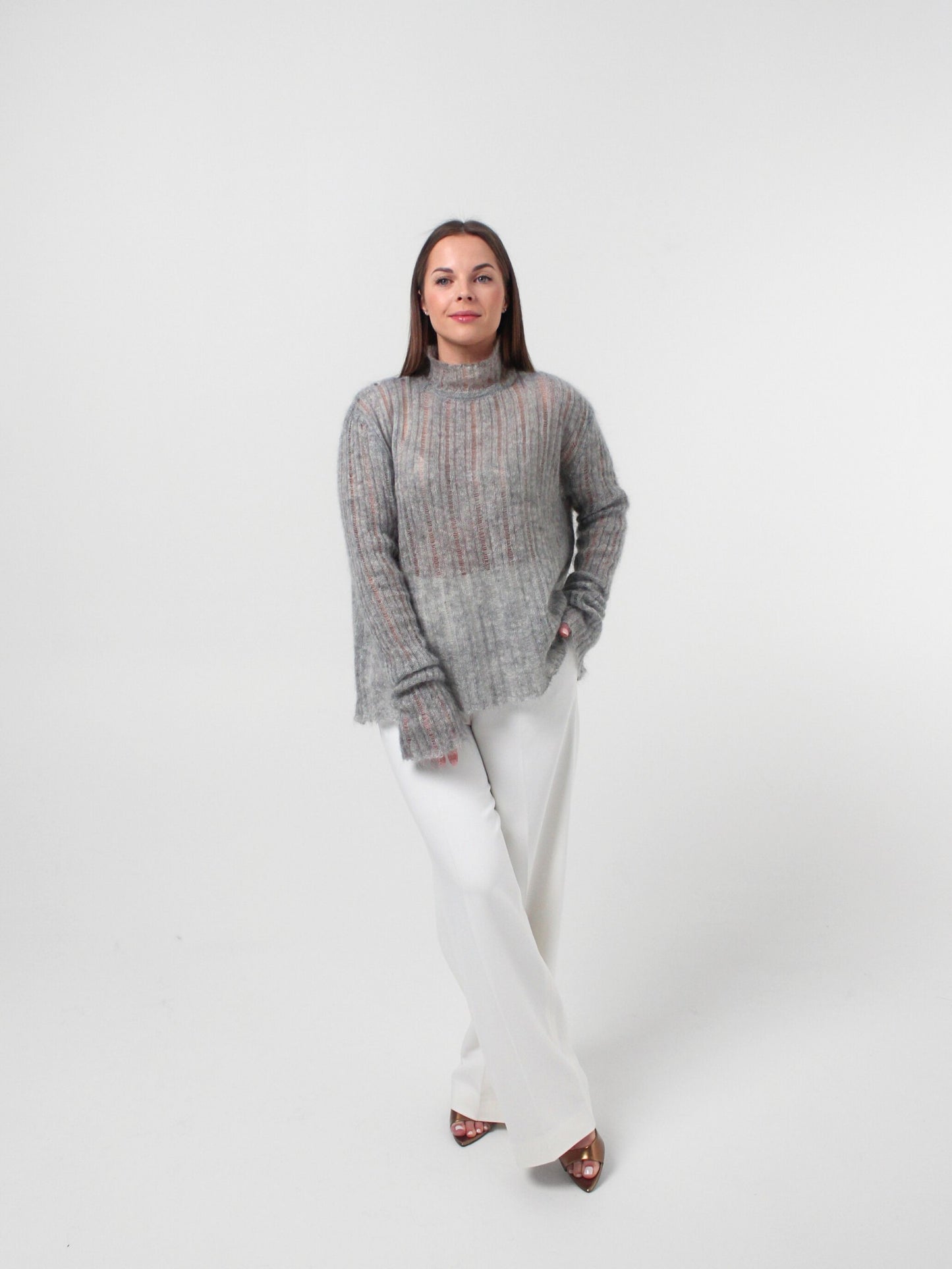 MODERNITÉ pilkas megztinis