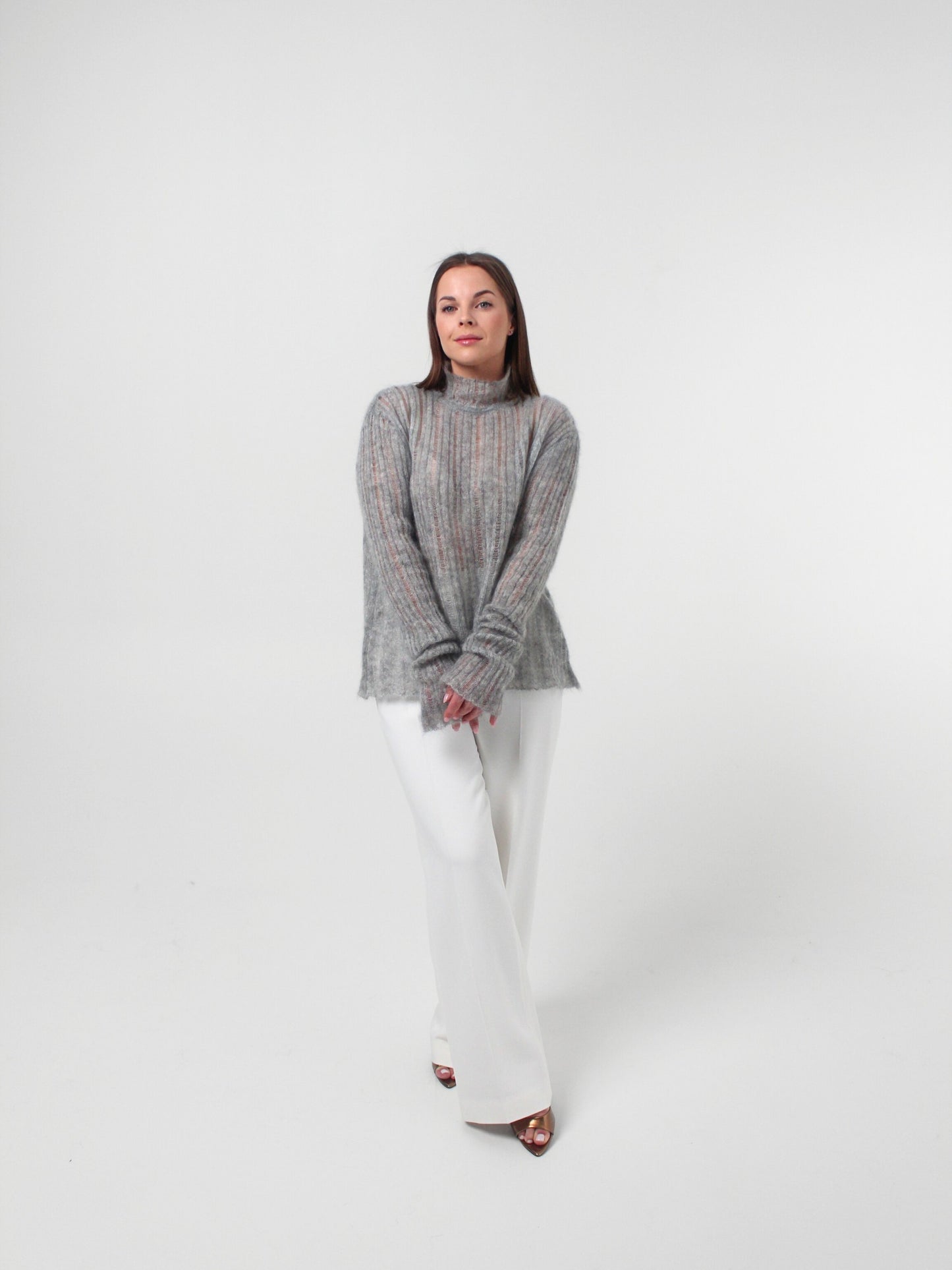 MODERNITÉ pilkas megztinis