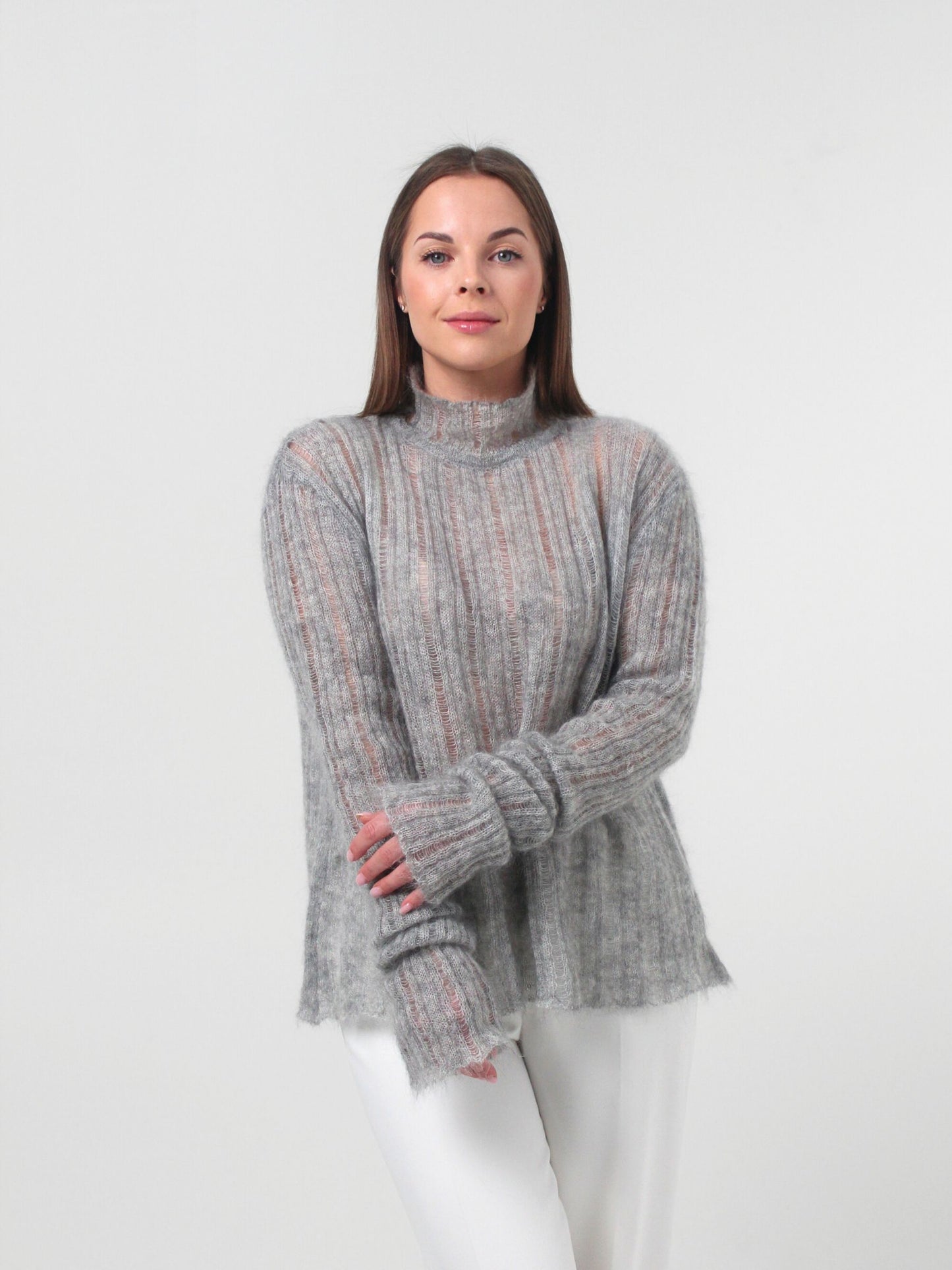 MODERNITÉ pilkas megztinis