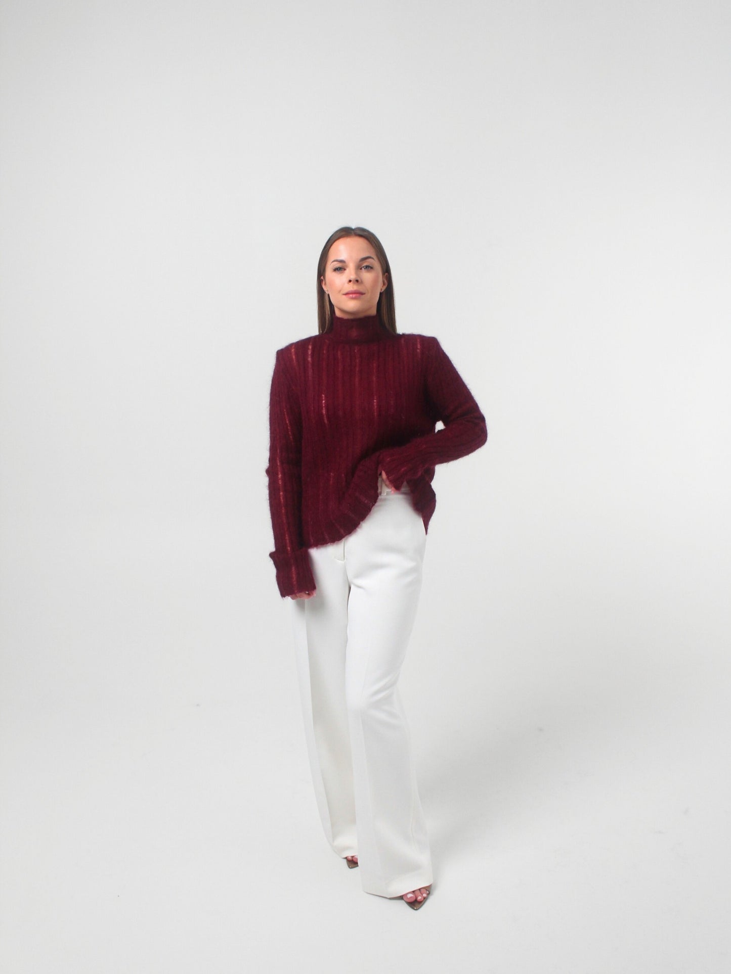 MODERNITÉ bordo megztinis