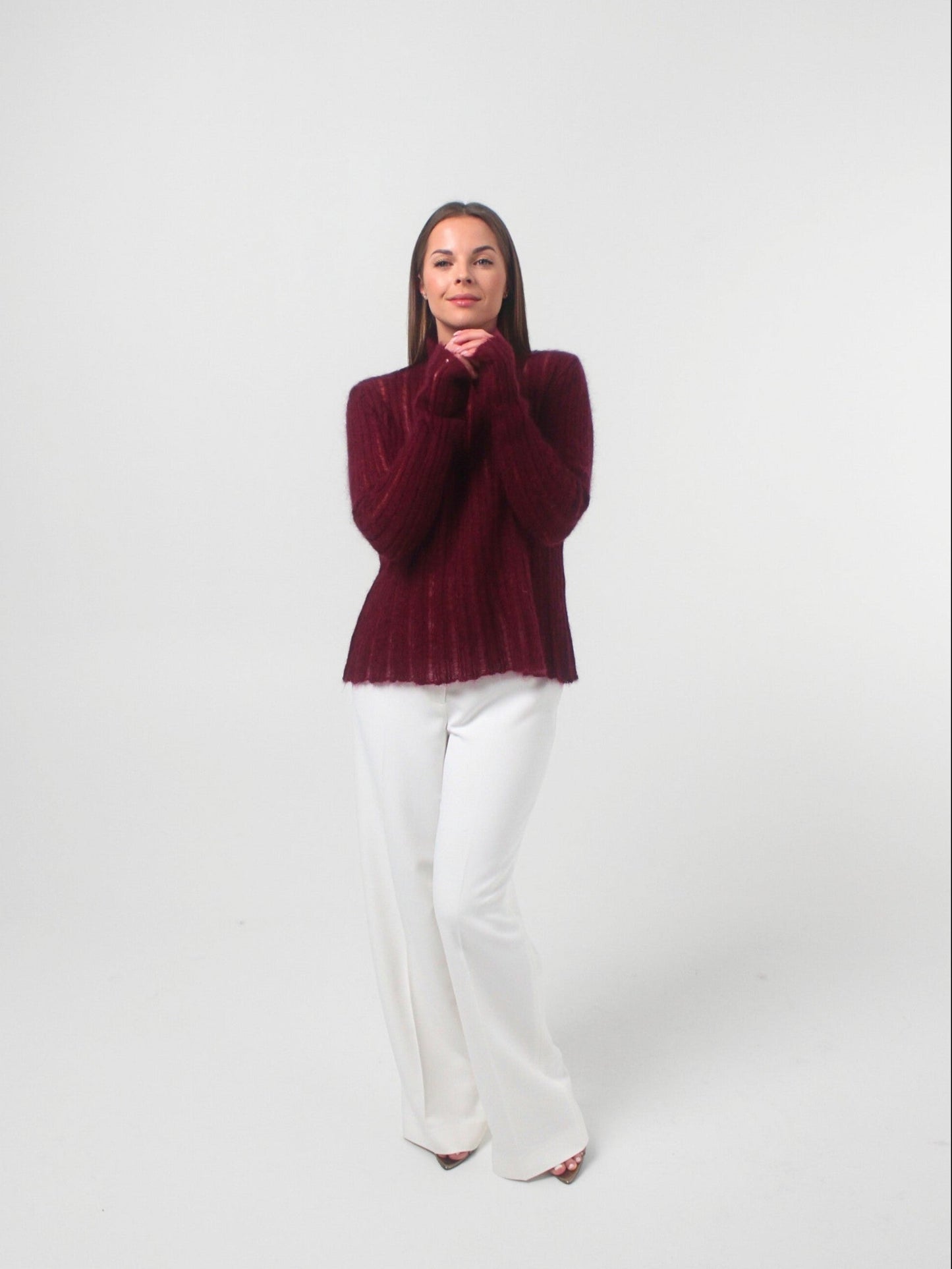 MODERNITÉ bordo megztinis