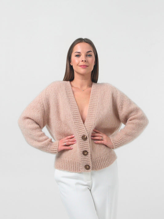 VOLIA rusvas megztinis