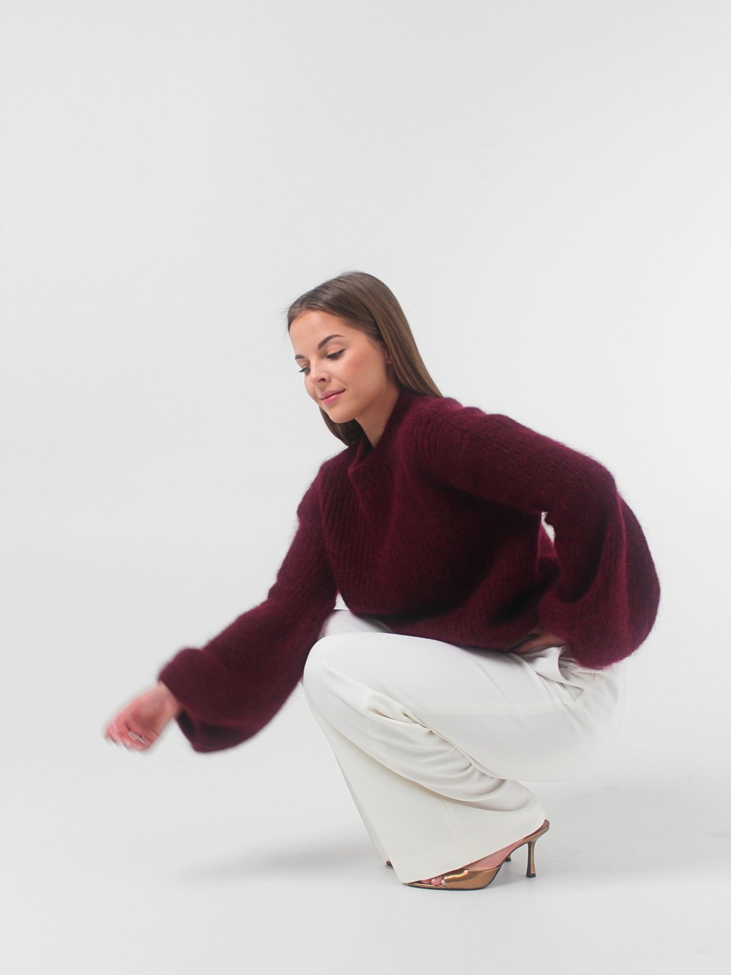 HESTIA bordo megztinis