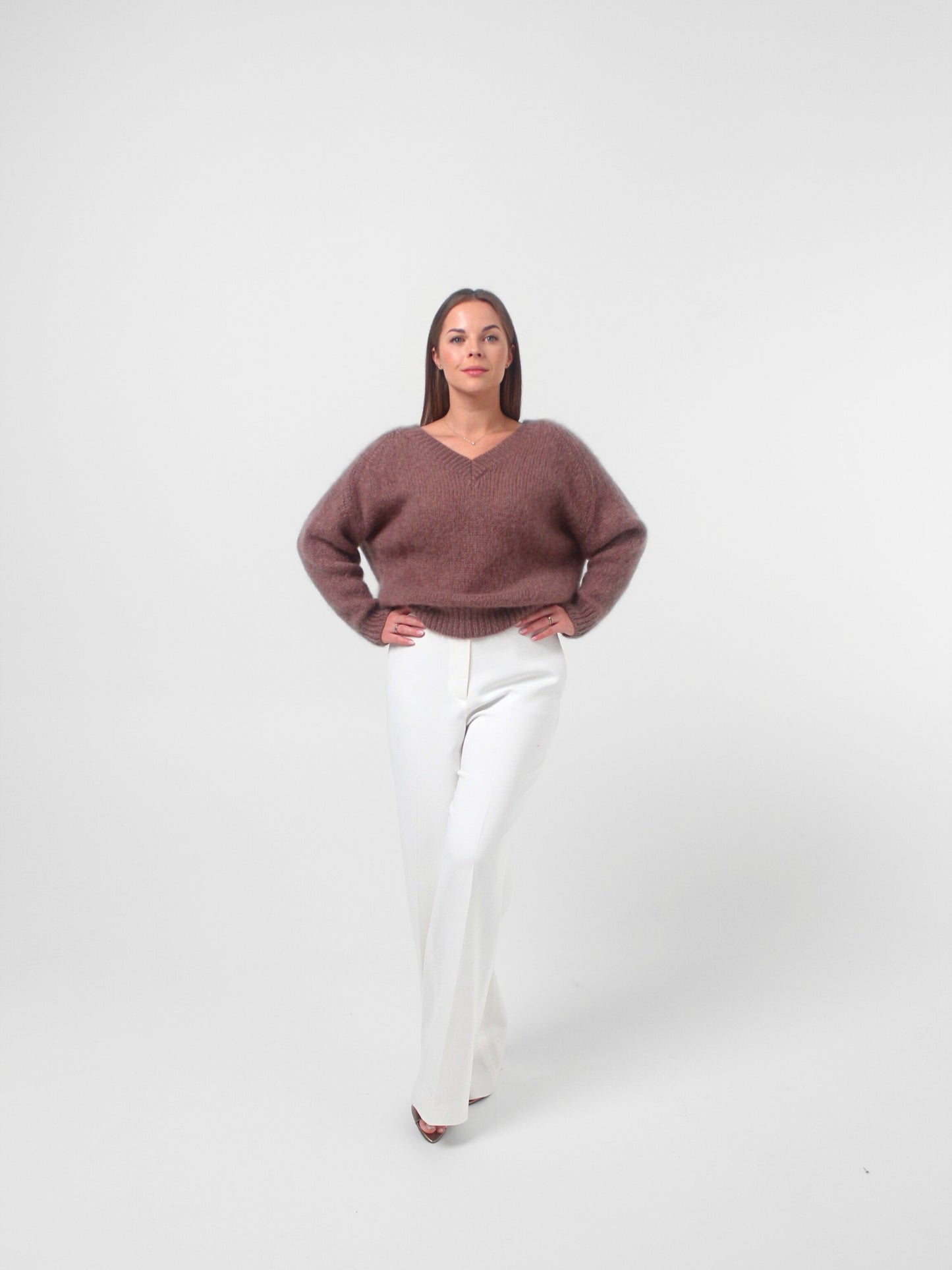 JULIETTE rudas megztinis