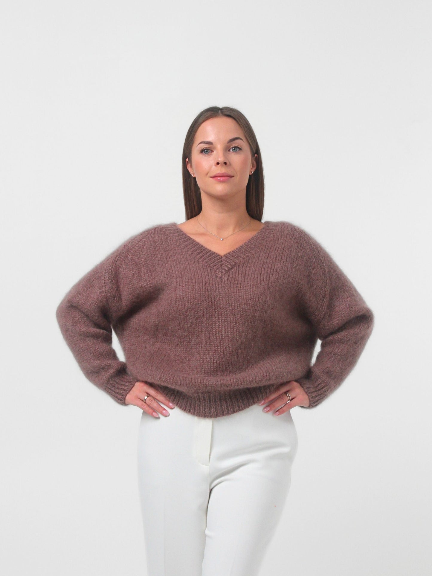 JULIETTE rudas megztinis