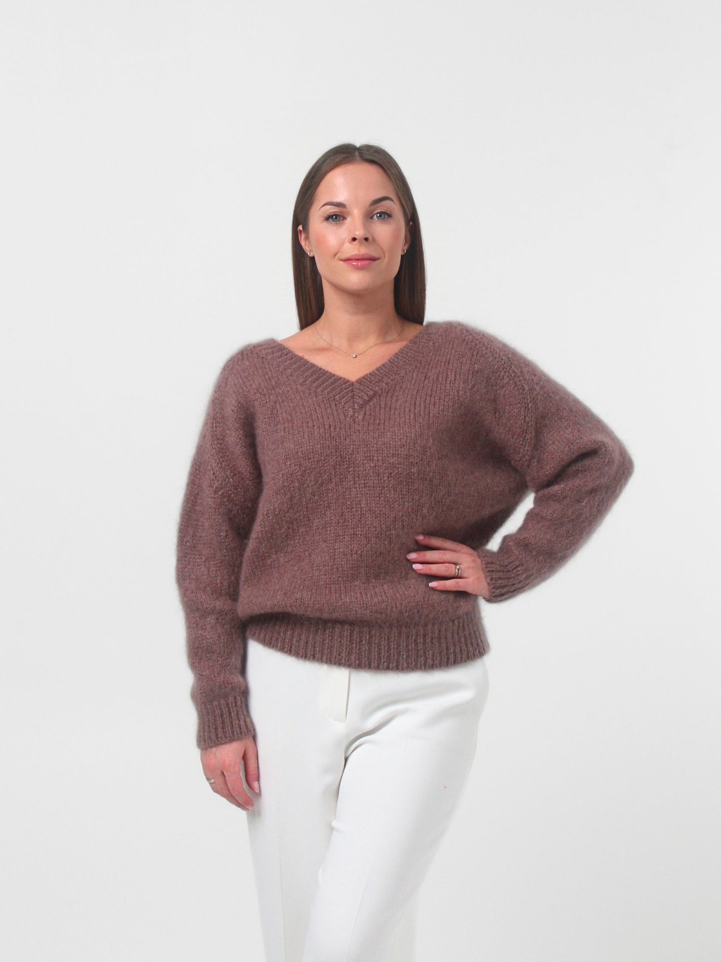 JULIETTE rudas megztinis