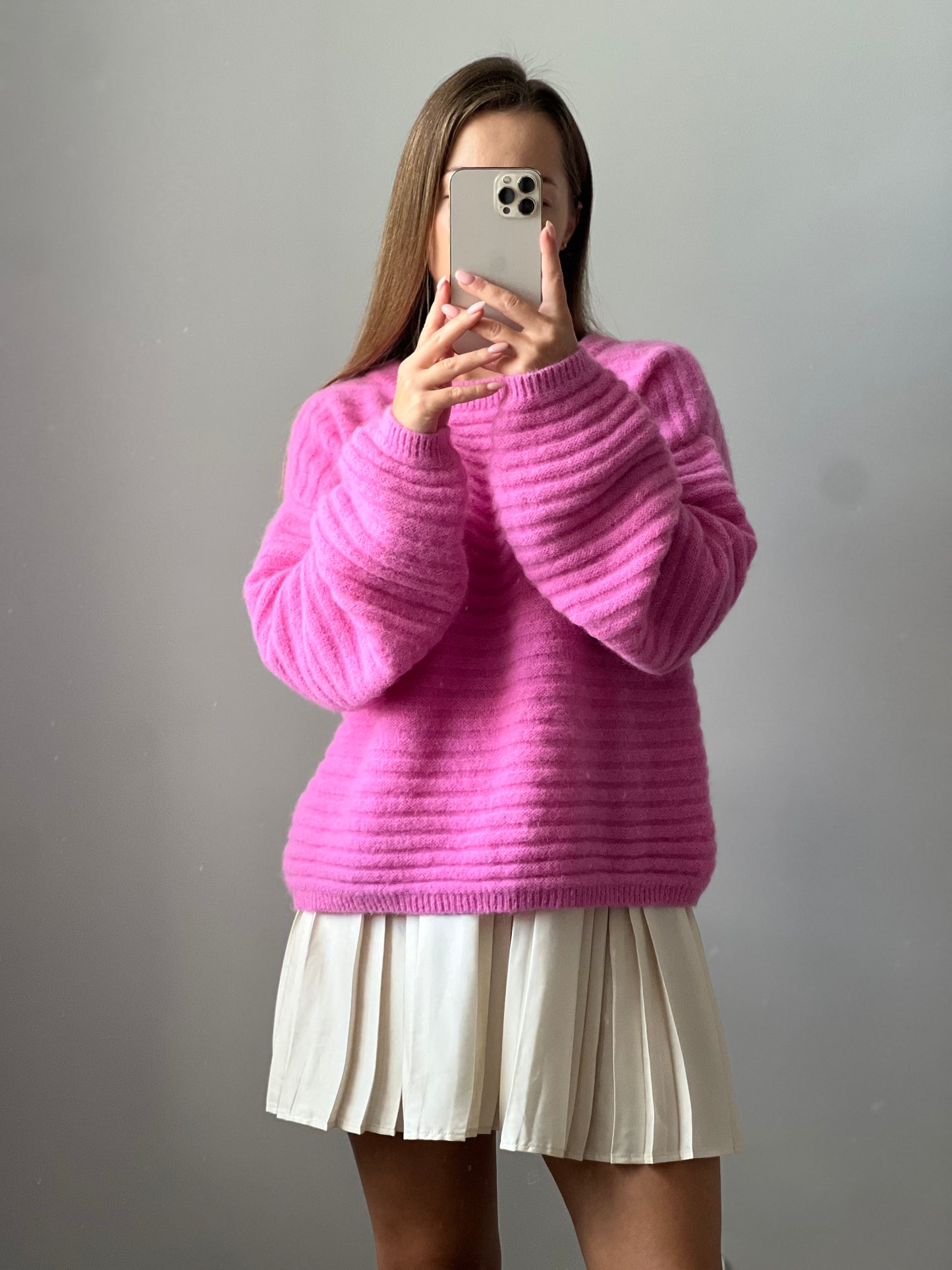 SOPHIE rožinis megztinis