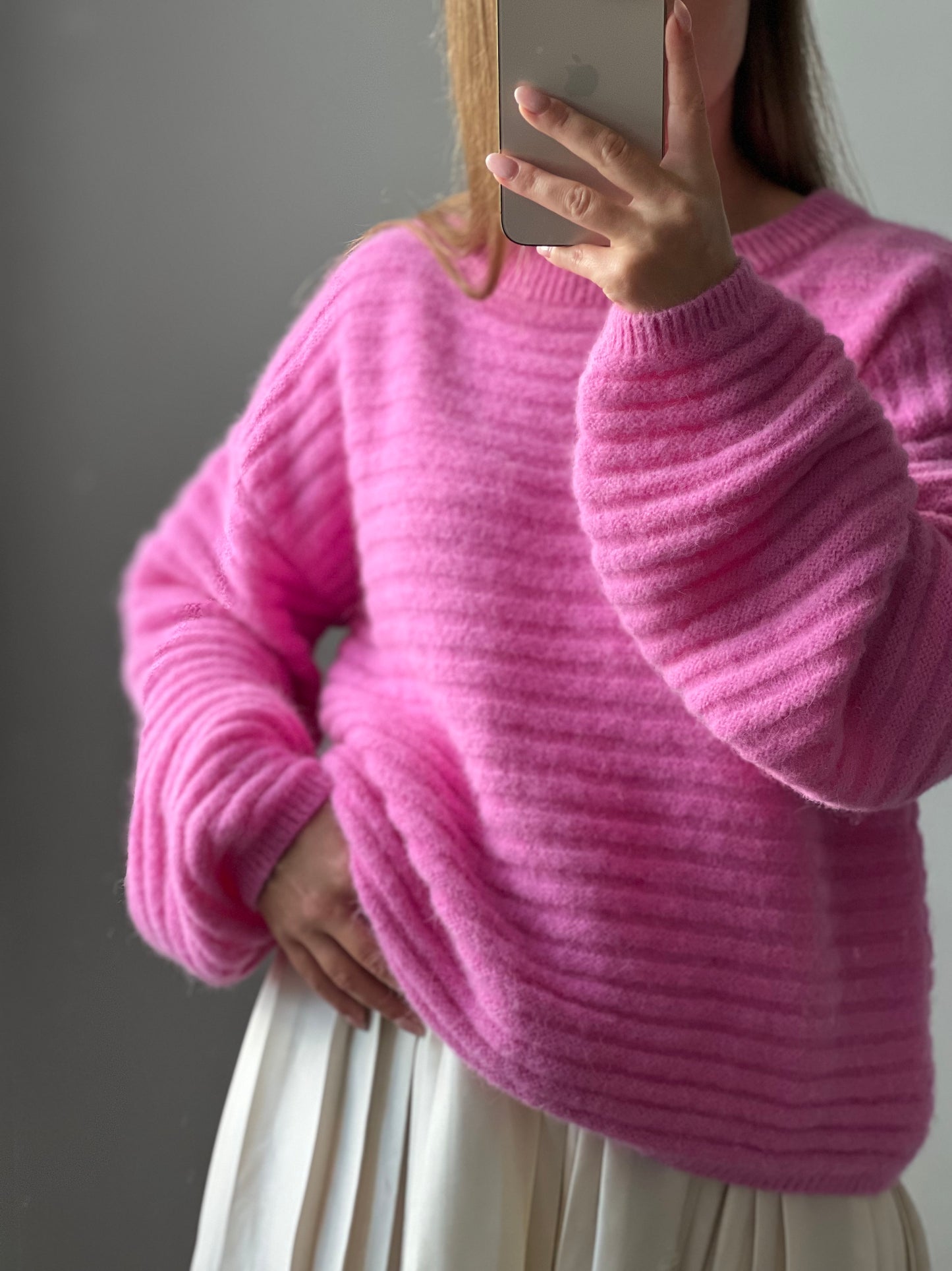 SOPHIE rožinis megztinis