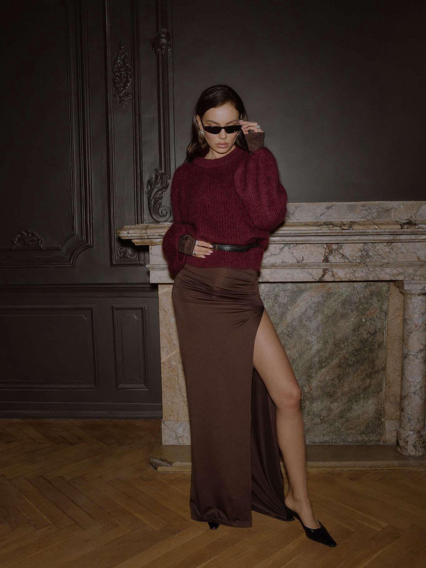 HESTIA bordo megztinis